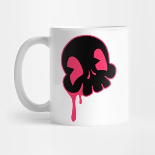 Skull Drip'z Black and Red Mug